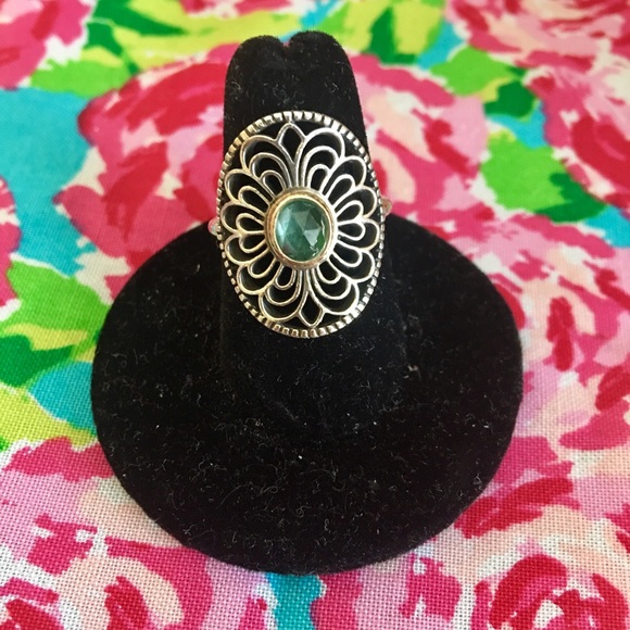 Pandora Jewelry - Pandora Vintage Allure Green Spinel Ring